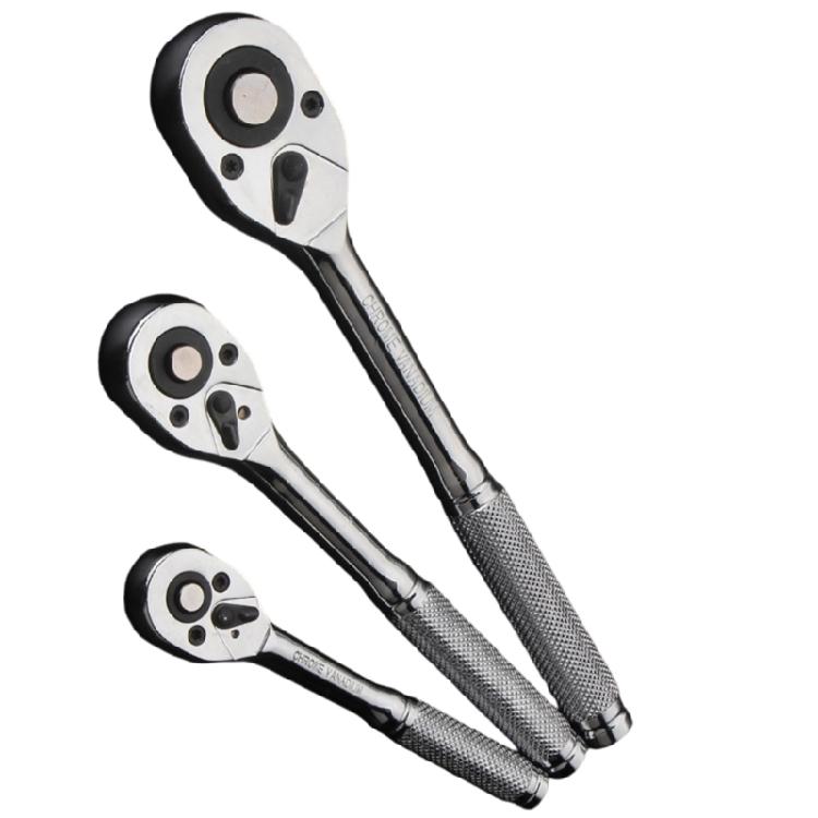 

3Pcs Ratchet Wrench 3/8inch 1/2inch 1/4inch Socket Wrench Quick Releases Ratchet Wrench Extension for Automotive Repair