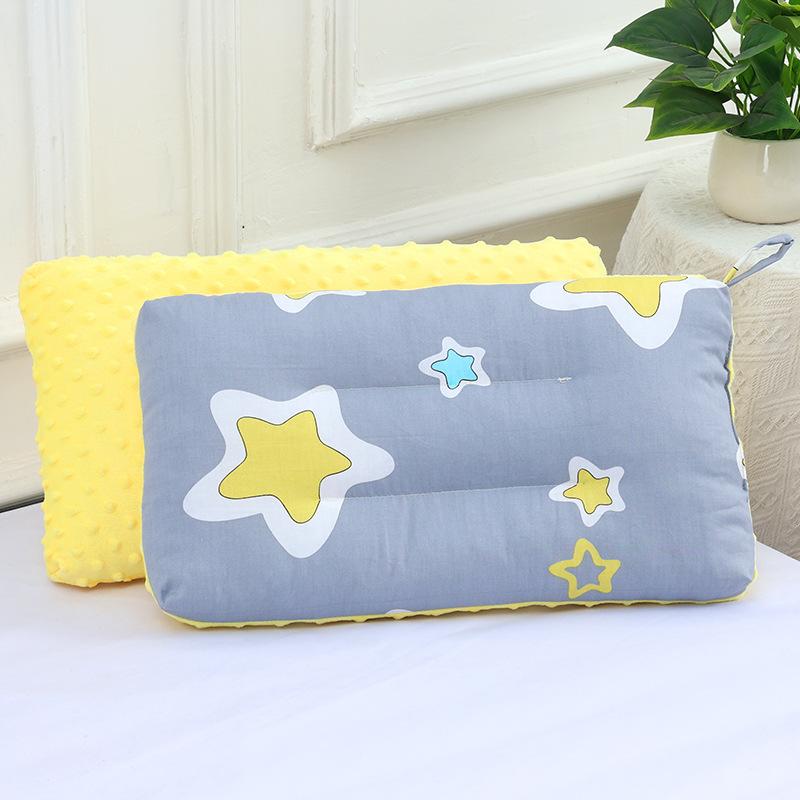 Children Infants Baby Cartoon Pure Cotton Doudou Velvet Sleep Pillow Kindergarten Washable Cervical Vertebra Protect Kids Pillow