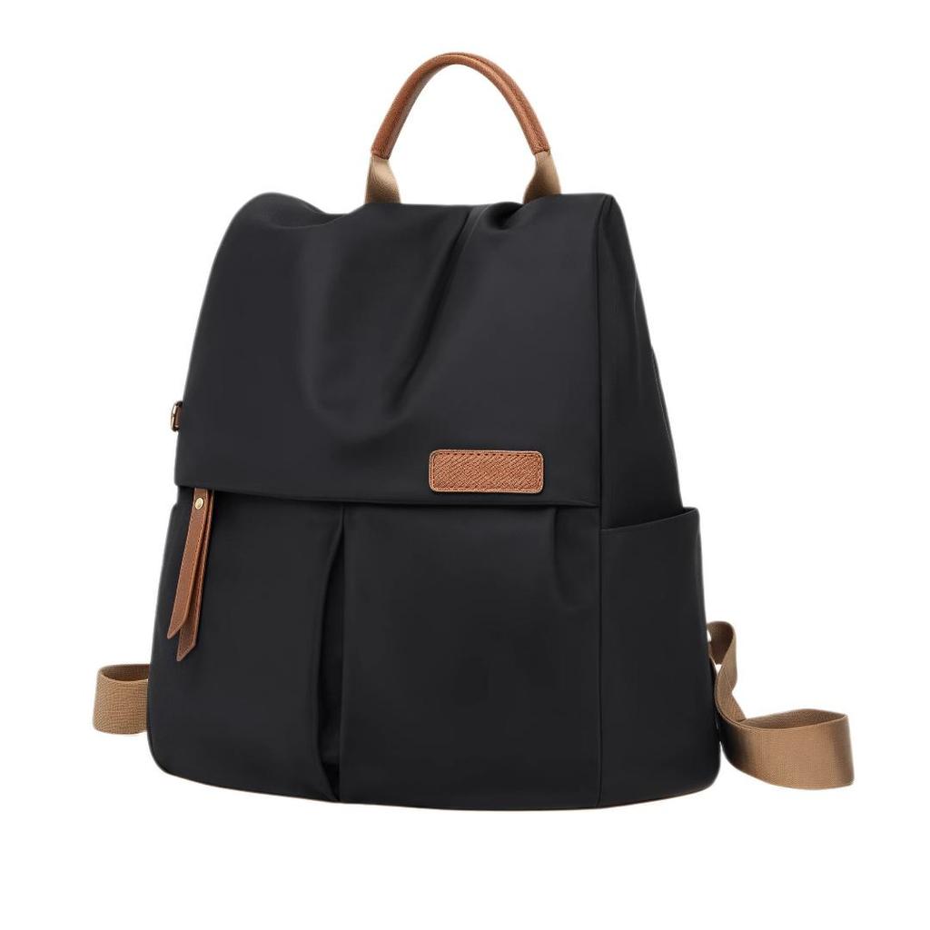 ZOOLER Ultra-Light Oxford Fabric Backpack, Large Capacity, Laptop Bag, Black, 30*11*30cm