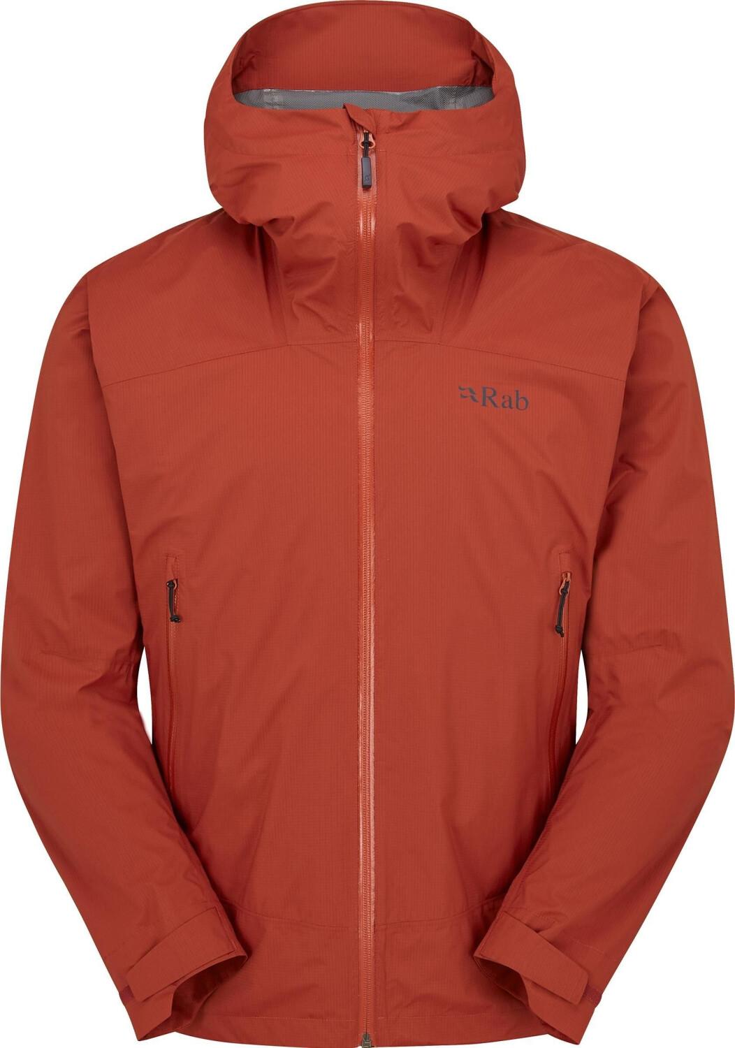 Куртка Rab Men s Downpour Light Waterproof Jacket (QWG-90) tuscan red XXL
