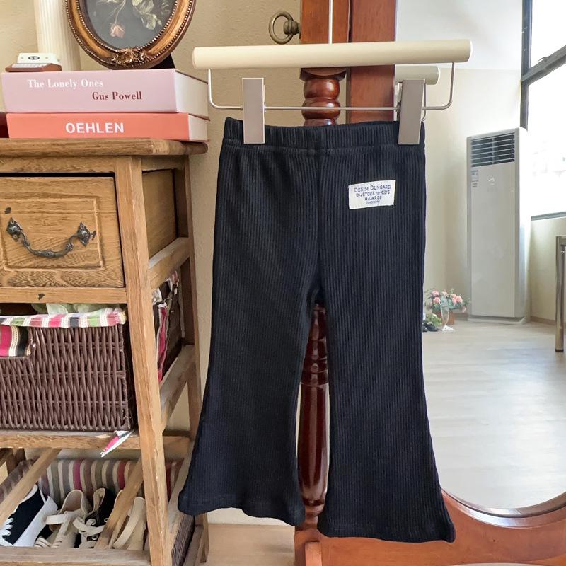 Эластичные широкие расклешенные брюки для девочек - Новая весенне-осенняя мода AQA161 Size 130