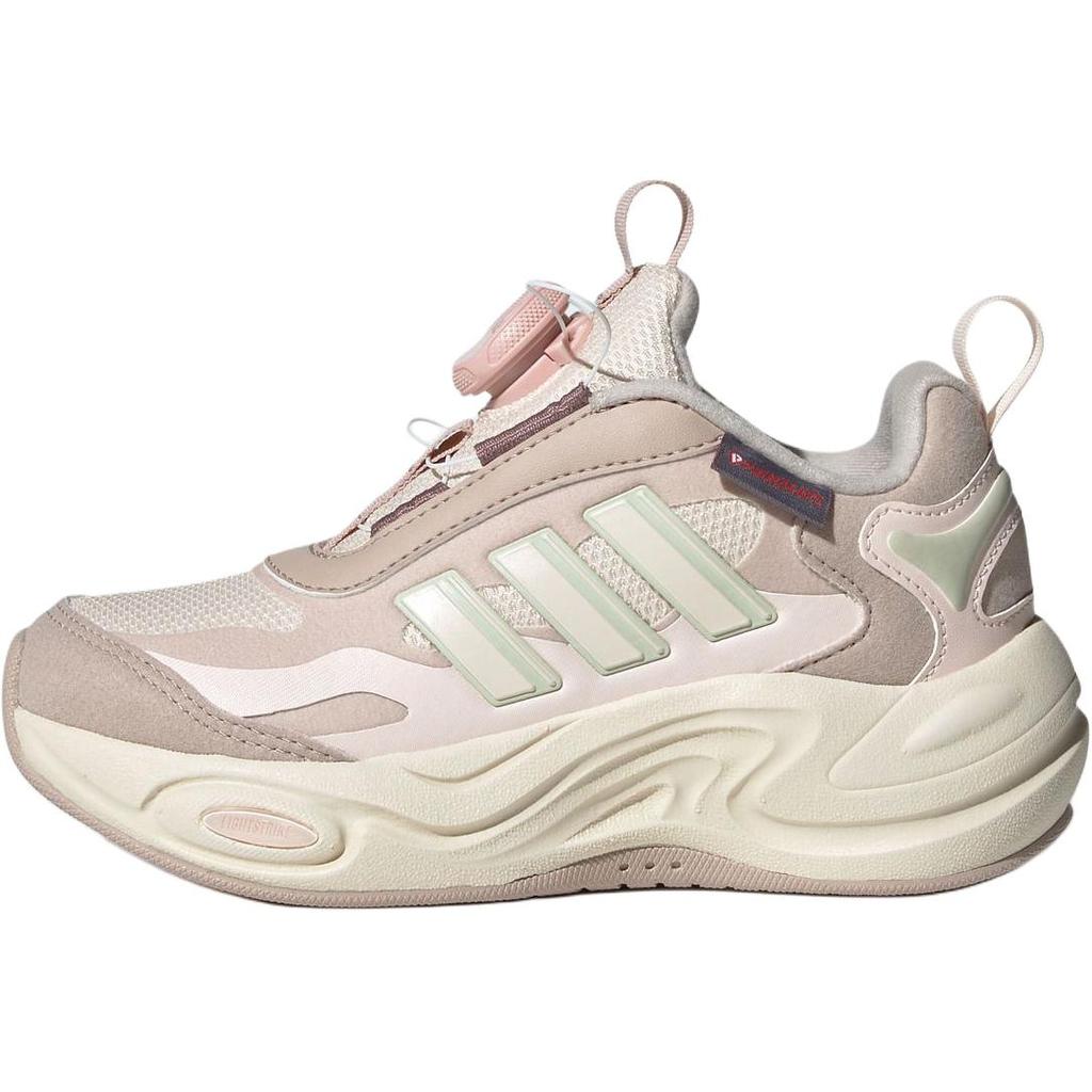 Adidas Climawarm Boa Versatile Comfortable Non-Slip Wear-Resistant Rebound Warm Low-Top Kids Casual Shoes Unisex Casual Shoes Pink Green JR2145