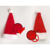 Merry Christmas  Tableware Bag Holder Christmas Hat Fork Knife Cutlery Bag Christmas Decorations for Home Decoration Maison