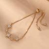 European American Style Eight-Pointed Star Zircon Bracelet for Women Cubic Zirconia Simple Versatile Bracelet Charm Jewelry Gift