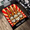 1Pc Beer Print Rug - Home Decoration Carpet For Living Room Bedroom Flooring Computer Chair Area Rug