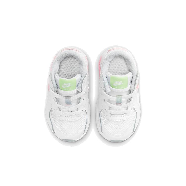 Nike Air Max Excee Abrasion Resistant Low top Toddler Shoes White Pink Infant And Toddler CW5830-100