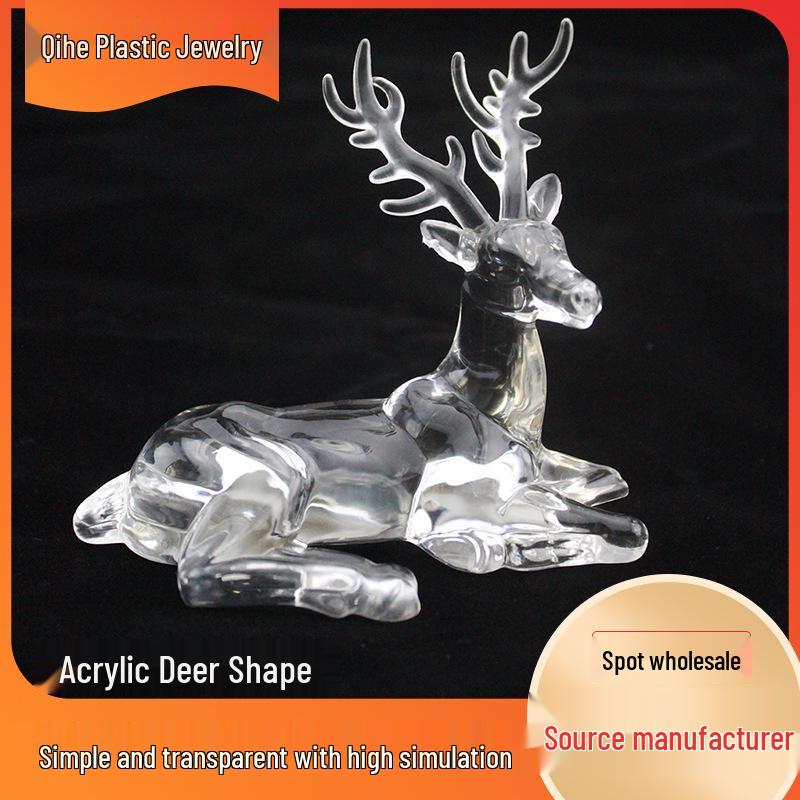Acrylic Reindeer Christmas Tree Decoration Ornament