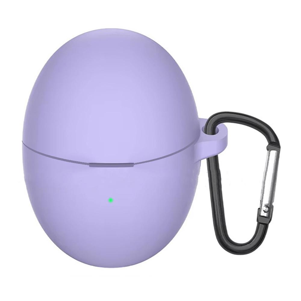 For Huawei FreeBuds 6 Silicone Case Wireless Earphone Anti-Scratch Protective Cover with Carabiner
