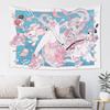 Colorful Anime Girl Tapestry Room Decoration  Home Decoration Tapestry Decor Accessories Cute Room Decor