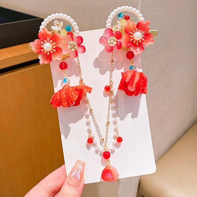 

Детский набор китайских аксессуаров для волос с кисточками ханьфу