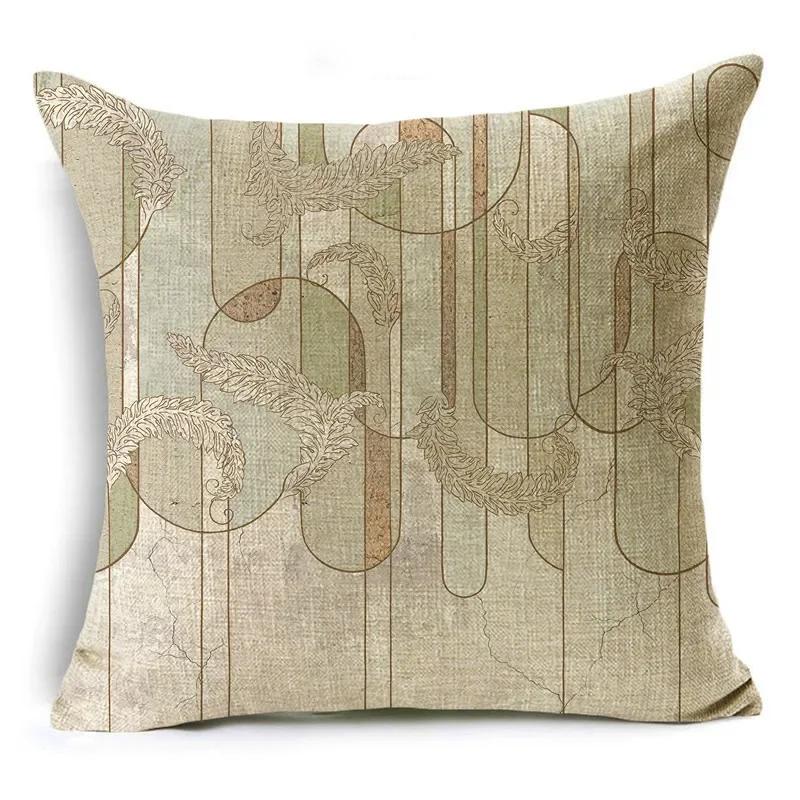 The Same Color Stitching Series Pillow Cover Creative Geometric Sofa Bay Window Bedside Cushion Cover 40*40cm/45*45cm/50*50cm
