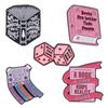 Buy A New Book Enamel Pins Cartoon Books Are Better Than People Brooches Lapel Badges Clothes Bookish Jewelry Gift