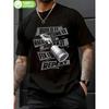 Race Car Enthusiast Men'S Crewneck T-Shirt Design,Fashion Versatile Soft Comfortable Fabric Suitable for Daily Wear And Holiday Gift