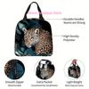 1pc, Leopard Print Thermal Bag Designed for Insulation, Not for Food Contact. Ideal for Home, Restaurants, And Offices, This Uni