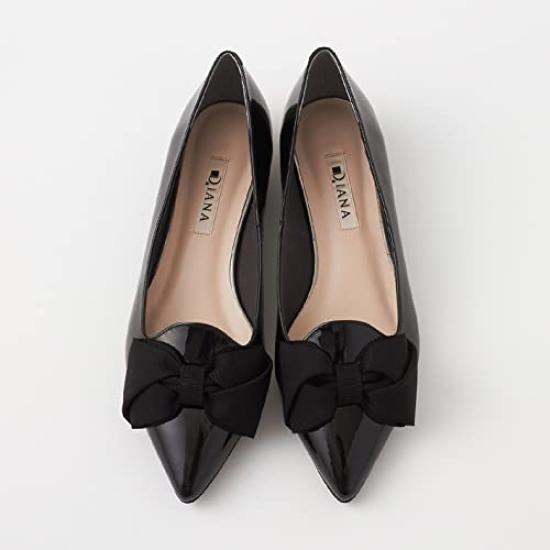 Low heel flat 1cm made in 108110600006 [Diana] shoes, heel, Japan, black, 21.0cm,