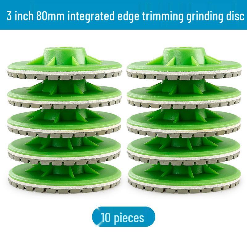 Integrierte Trockenschleifscheibe zum Anfasen & Trennen von Fliesen-, Marmor- und Quarzrändern
