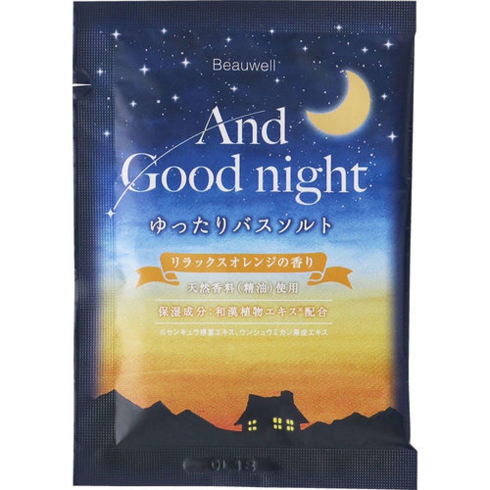 

Соль для ванны Beauwell And Goodnight [релакс апельсин] 40 г