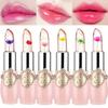 Schönheit Helle Blume Kristall Gelee Lippenstift Temperatur Ändern Farbe Lip