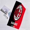 1pc Football26 Beach Towel with Custom Name, Beach/Swimming/Bath/Picnic/Camping Towel, Suitable for Seaside Beaches