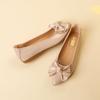 Women's Flats Shoes Solid color Pointed Toe Slip On Patent Leather Woman Shoes Casual Foldable Non-slip Ladies Loafers WSH5331