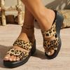Fashion Women Slippers Summer Wedges Heels Beach Slippers Women Fashion Casual Platform Sandals Slides Women