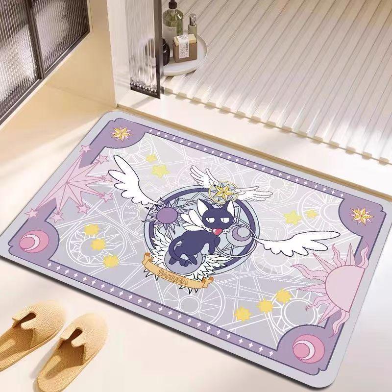 Cardcaptor Sakura Diatom Mud Quick-Drying Non-Slip Bathroom Floor Mat