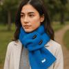Solid Color Wool Knitted Scarf Thickened Women Winter Neckerchief  Apparel Accessories