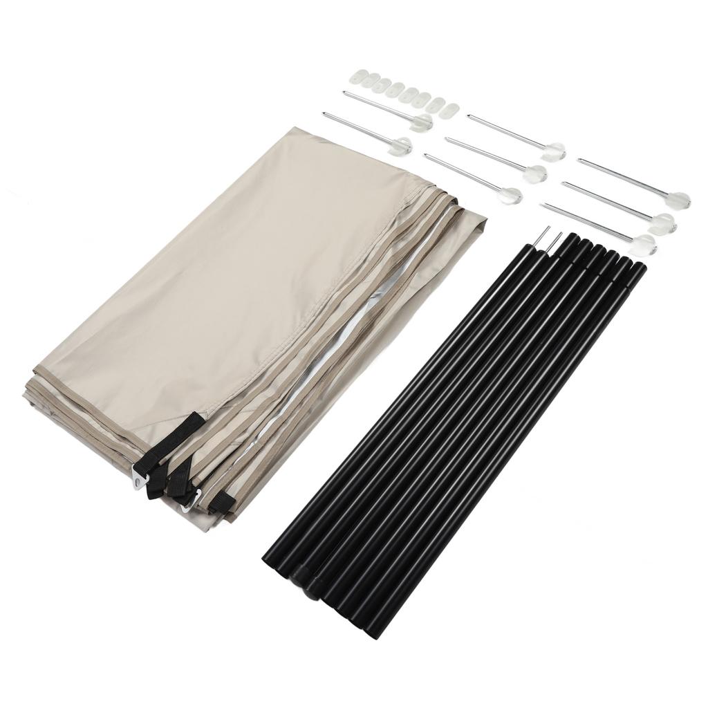 Sun Shade Sail Multipurpose Thickened Sunscreen Coating Rainproof Sunshade Canopy for Patio Garden O