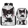 School Bag Student Backpack Cute Girl Lightweight Backpack Large Capacity Three-Piece Backpack