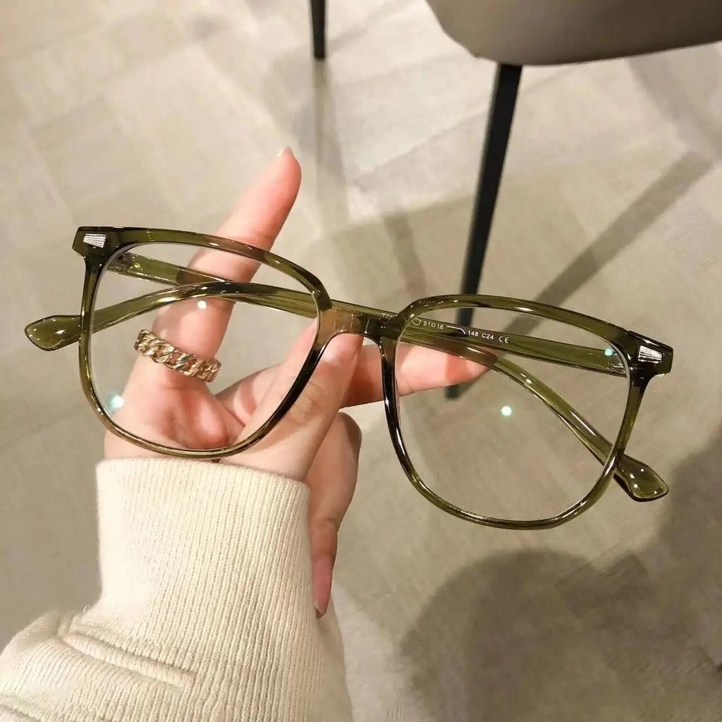 Transparent Computer Glasses Frame Women Men Anti Blue Light Square Eyewear Blocking Glasses Optical Spectacle Eyeglass