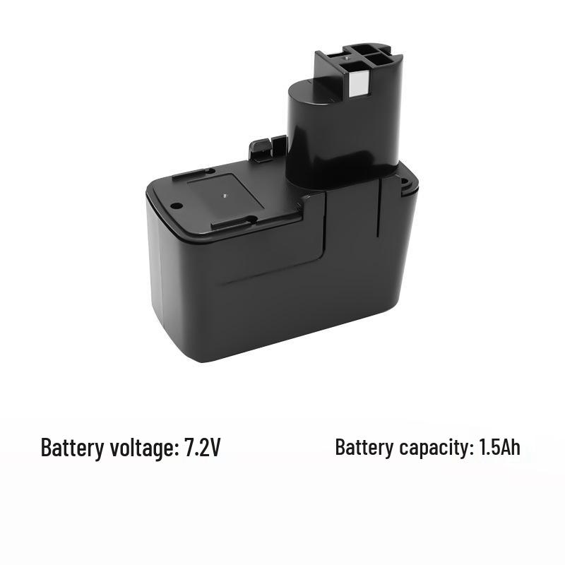Compatible Nickel Battery for Bosch Cordless Drill/Driver PSR7.2VES, 9.6V, 12V BAT001.