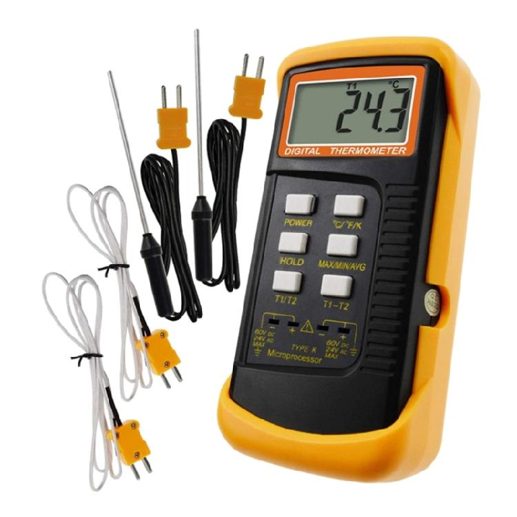 

Temperature Monitoring Digital K-Type Thermocouple Thermometer for Laboratories 1