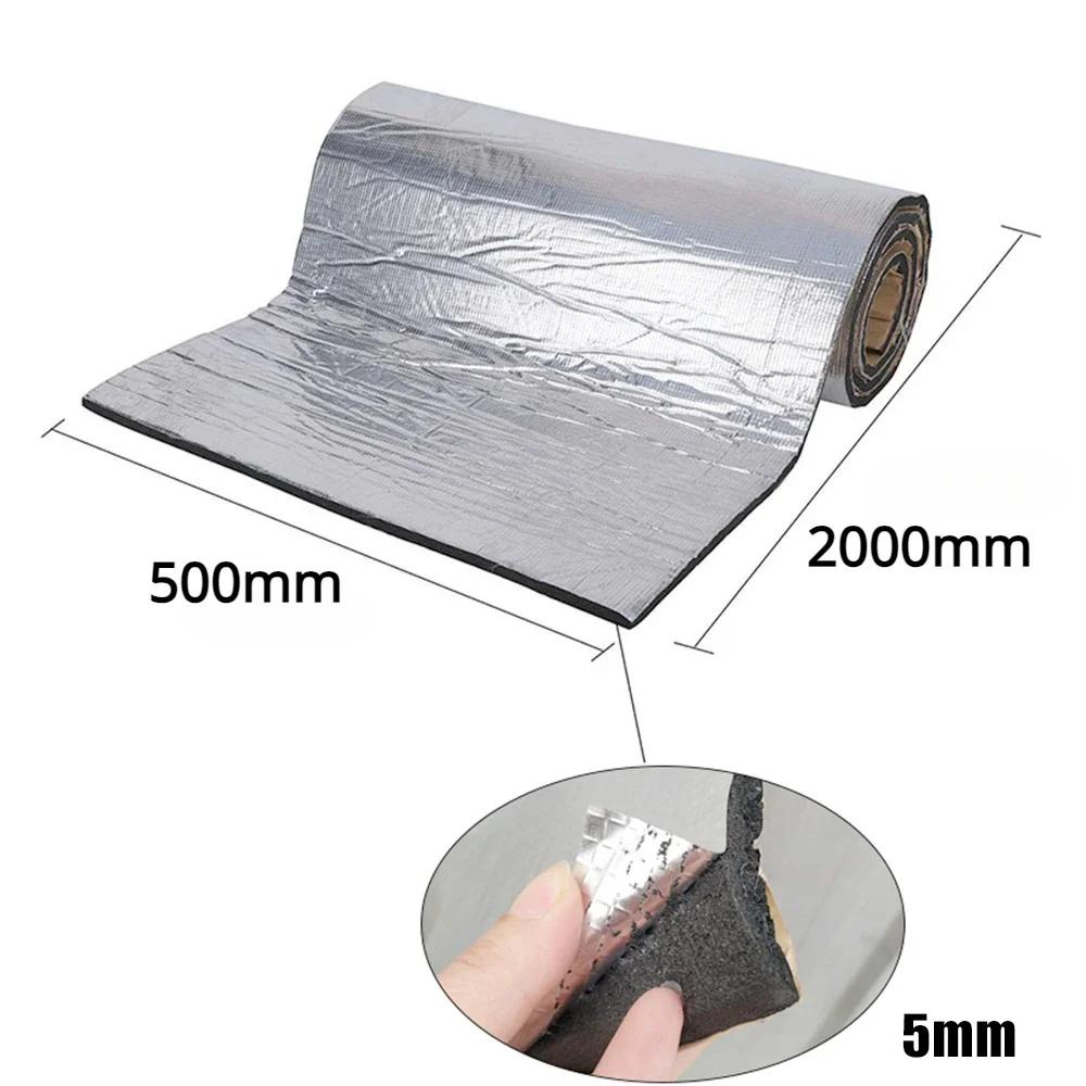 5/10MM Sound Deadener Heat Insulation Mat Car Van Sound Proofing Deadening Insulation Car Hood Insulation Silent Door Wall