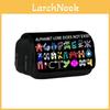 Alphabet Lore Double Layer Pencil Case For Students With Polyester Material And Storage Capacity