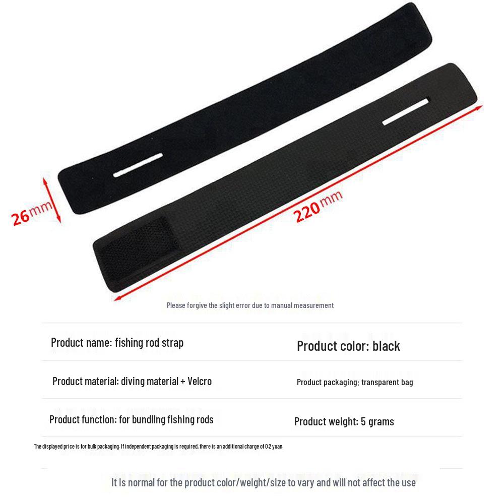 High Elasticity Fishing Rod Strap - Tackle Binding Accessory