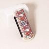 A Portable Folding Mirror Comb with Various Fruit Pattern Designs, Nylon Brush Air Cushion comb,Special for Real Hair Wigs