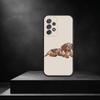Cute Dachshund Dog Phone Case For Samsung S 25,24,23,22,30,21,10,9,Ultra,Plus,Lite,FE,4,5G Black Soft Case