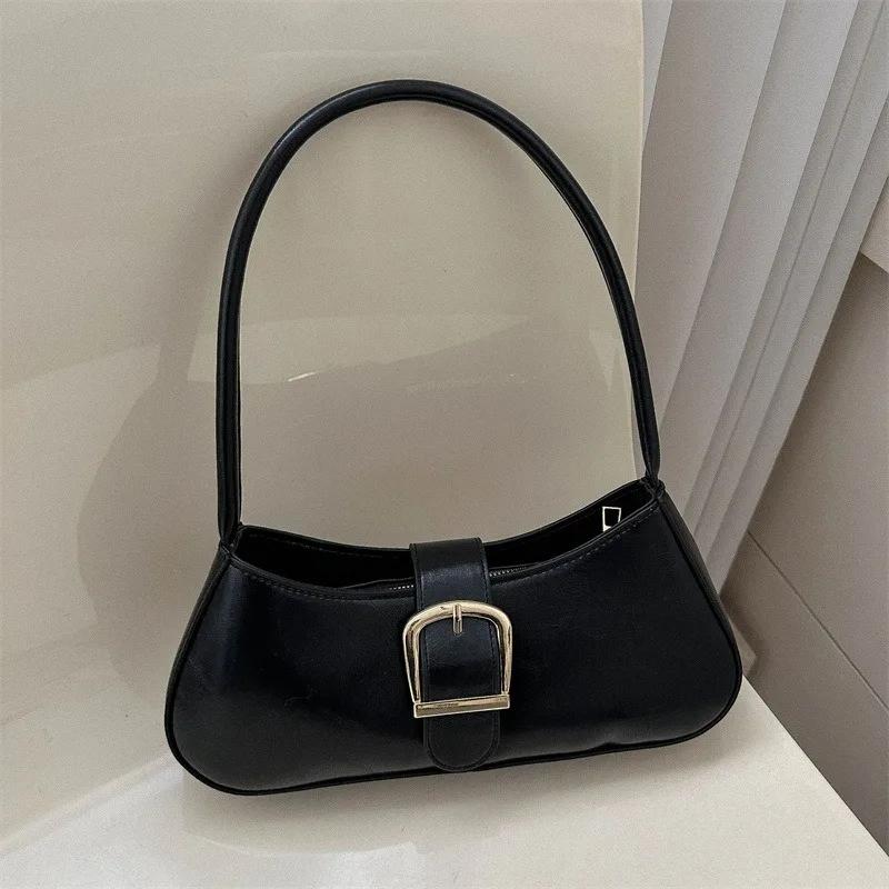 Feminine Shoulder Bag Armpit Bag Simple Casual Style Stick Fashion Trend Winter New