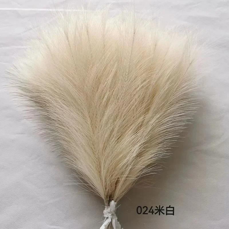 

10/20 шт. Искусственная пампасная трава, имитация перьев, праздничный свадебный реквизит, тростниковые волосы, украшение для дома, цветочная композиция 10PCS
