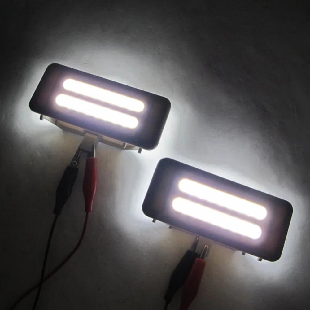 For BMW X5 E70 X3 F25 E90 E91 E92 E60 E61 X6 E71 Energy Saving Car LED Interior Sun Visor Vanity Mirror Lamps Reading Lights