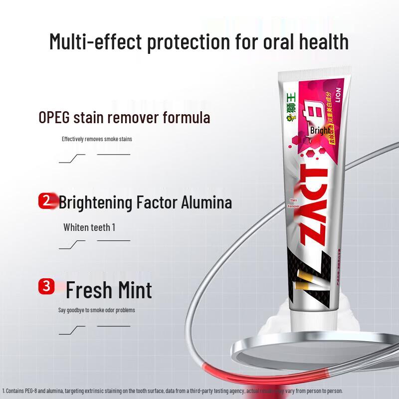 Lion Stain Removal Whitening Toothpaste
