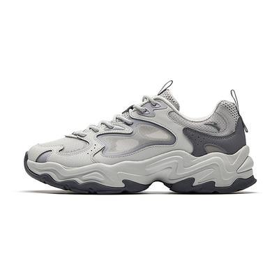 Life Collection Slip Resistant Abrasion Resistant Low Top Chunky Sneakers Men's Gray Sneakers 112528858-1
