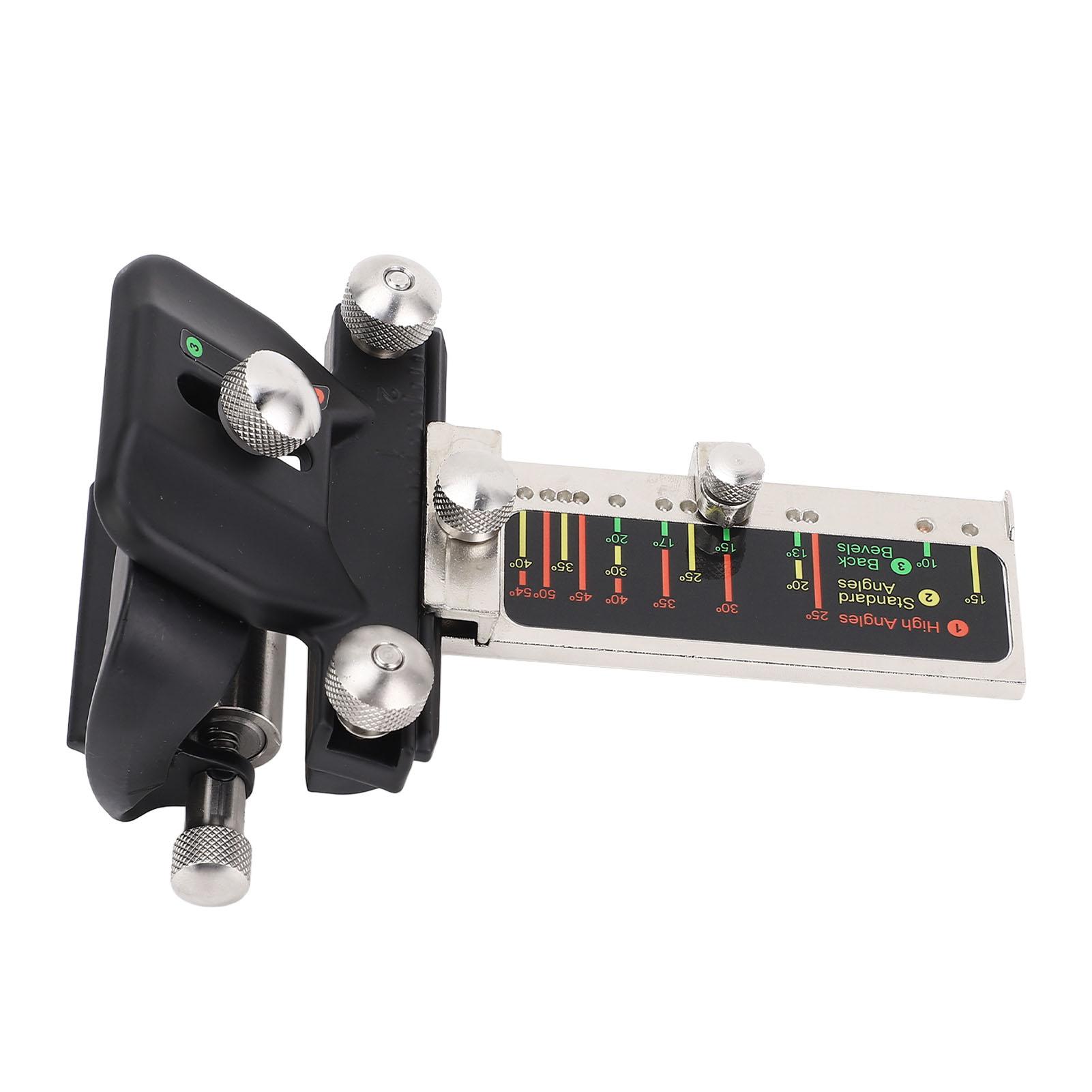 

Направляющая для заточки с фиксированным углом, регулируемый угол, точное заточное приспособление со шкалой для стамесок и