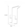 Japanese Style Kitchen Sink Rack Sponge Drain Rack Dishwashing Supplies Storage Rack Non-punching Kitchen Rack