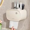 Rectangular Wall Mounted Tissue Box Plastic Napkin Holder Paper Towel Holder  Living Room