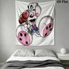 Diddl Wall Tapestry Aesthetic Wall Hanging Printed Fabric Blanket Decorative Tapestries for Bedroom Living Room Home Decor