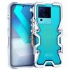 For vivo iQOO Neo7 5G/Neo7 SE 5G/Neo7 Racing 5G/Neo7 Speed 5G/Neo8 5G/Neo8 Pro 5G Case Aluminium Alloy Metal Phone Cover with Strap