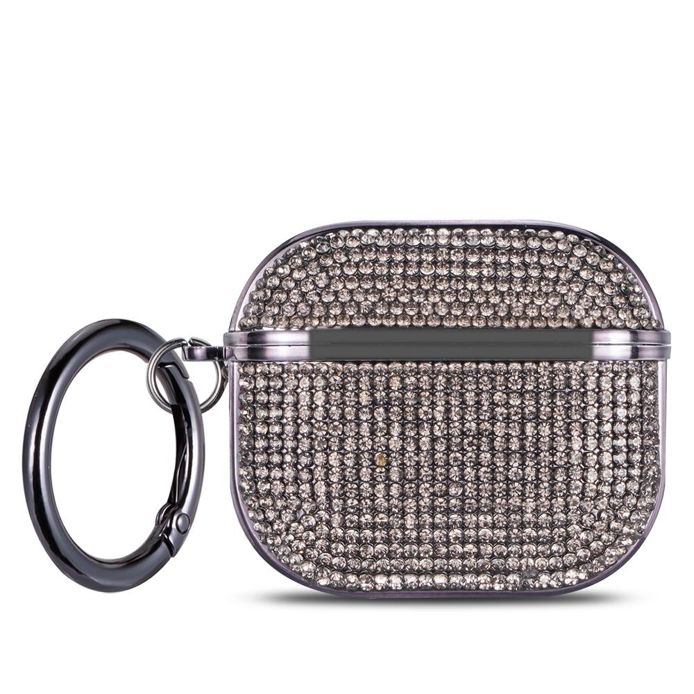 Custodia Protettiva Dura Bling Diamond Glitterata con Strass Crystal per Apple Airpods Pro 3/Pro 2/Pro/4/3/2 Borsa per Auricolari Bluetooth