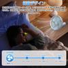 Compact Tabletop Fan Widest Airflow Portable Fan Compatible with Handheld Slim Angle 4 Airflow 6000mAh Rechargeable Mini Fan for and Heatstroke