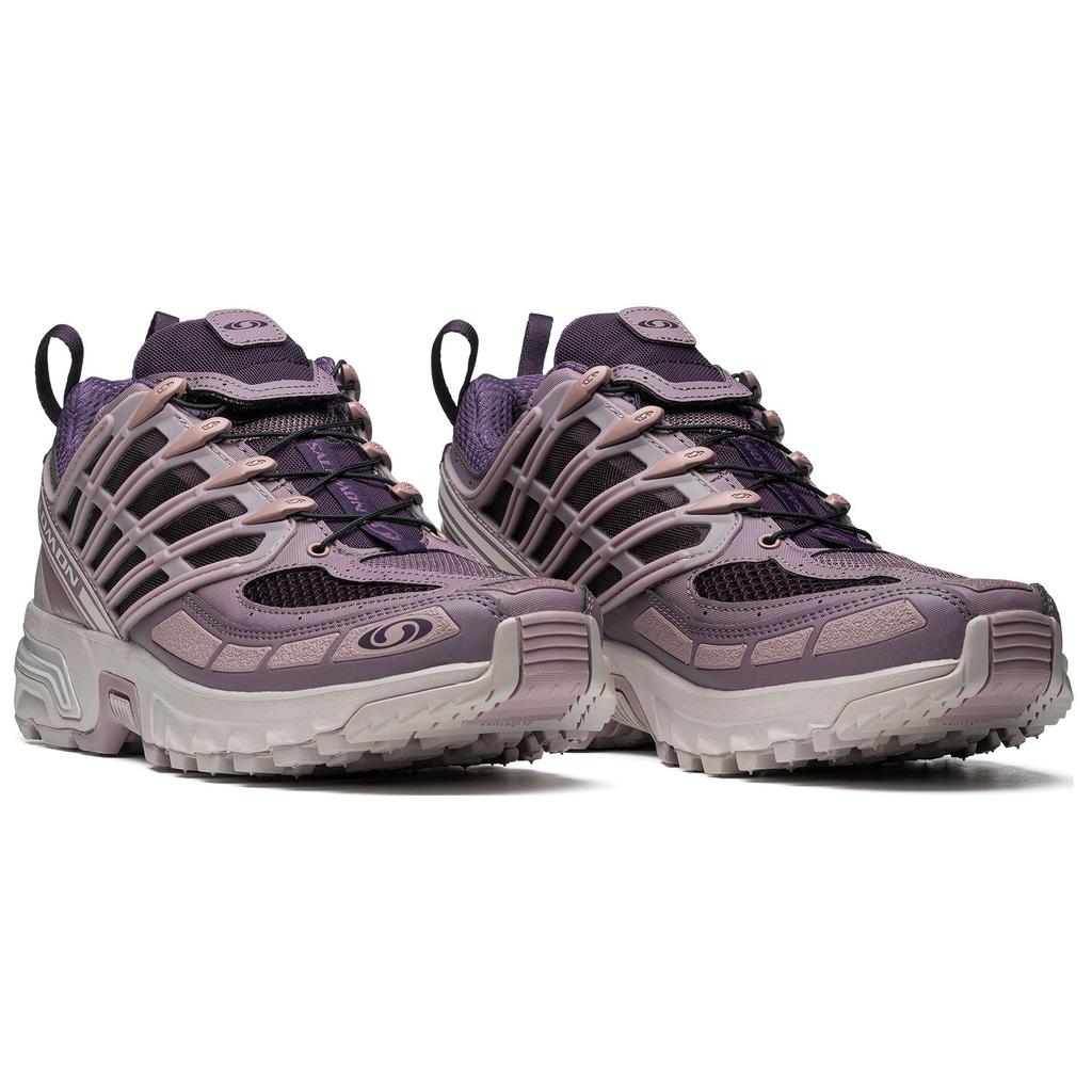 SALOMON Acs Pro Comfortable Fashionable Mesh Low-Top Trail Running Shoes Unisex Sneakers Purple 471324